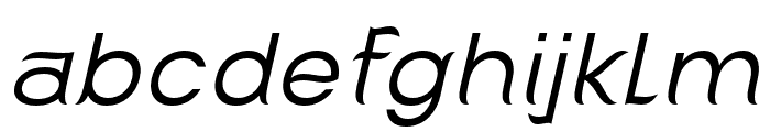 Kajju-LightSlanted Font LOWERCASE