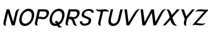 Kajju-MediumSlanted Font UPPERCASE