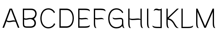 Kajju-Thin Font UPPERCASE