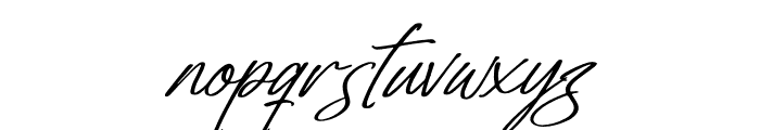 Kaleesha Mayolla Italic Font LOWERCASE