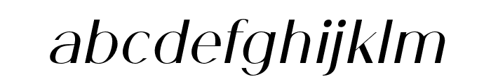 Kalesi Italic Font LOWERCASE