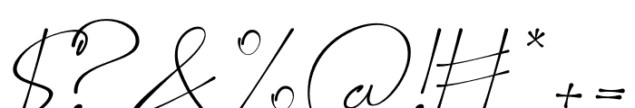 Kalessa Signature Font OTHER CHARS