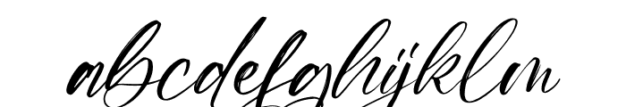 Kalgeron Brushy Italic Font LOWERCASE