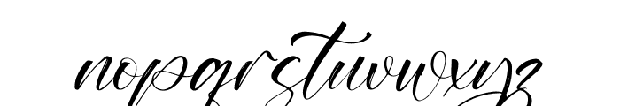 Kalgeron Brushy Italic Font LOWERCASE