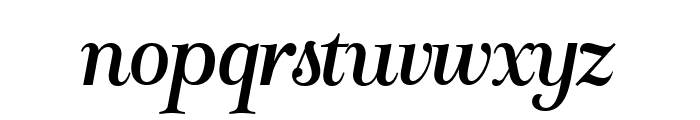 Kaligrafe Oblique Oblique Font LOWERCASE