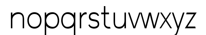 Kaliji Sans Thin Font LOWERCASE