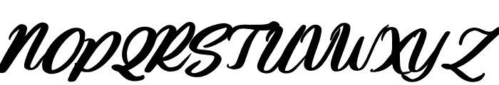 Kalimby-Italic Font UPPERCASE