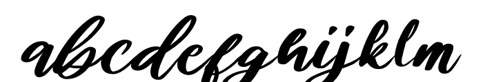 Kalimby-Italic Font LOWERCASE