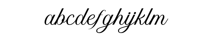 Kalinda Script Regular Font LOWERCASE
