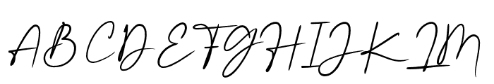 Kalistasignature Font UPPERCASE
