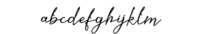 Kaliurang Signature Font LOWERCASE