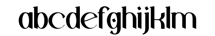 Kallhad Font LOWERCASE