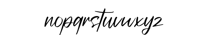 Kallsthon Font LOWERCASE