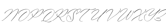 Kalneitta Aldonite Italic Font UPPERCASE