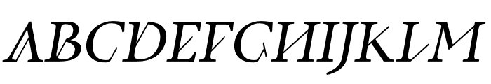 Kalon Italic Font UPPERCASE