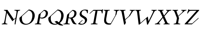 Kalon Italic Font UPPERCASE