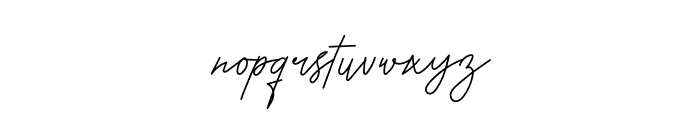 Kaltim Script Font LOWERCASE