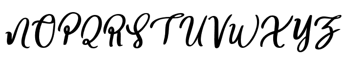 Kaluna-Italic Font UPPERCASE