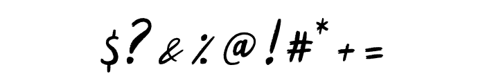 Kalyma-Regular Font OTHER CHARS