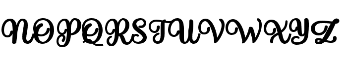 Kalysa Font UPPERCASE