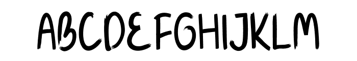 Kambita Font LOWERCASE