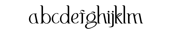 Kamigoya-Regular Font LOWERCASE