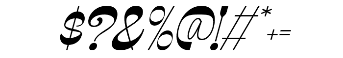Kampiun Italic Font OTHER CHARS