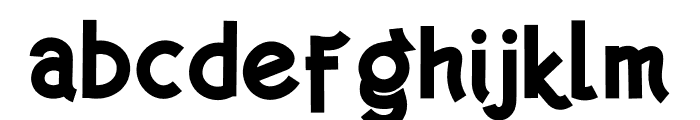 Kanagif Bold Font LOWERCASE