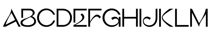 Kanbe Thin Font UPPERCASE