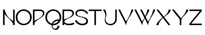 Kanbe Thin Font UPPERCASE