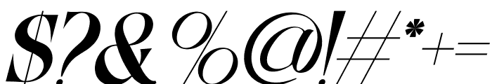 Kaneta Italic Font OTHER CHARS