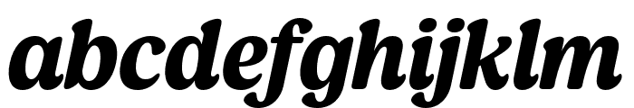 Kangmas-Italic Font LOWERCASE