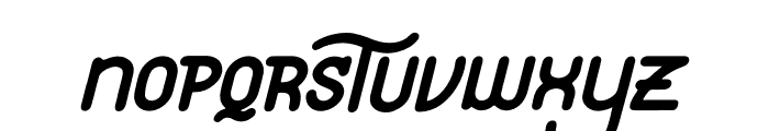 Kanita Aquieloz Italic Font LOWERCASE