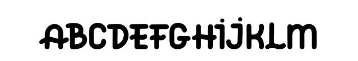 Kanita Aquieloz Font LOWERCASE