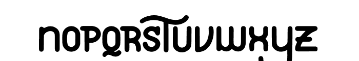 Kanita Aquieloz Font LOWERCASE