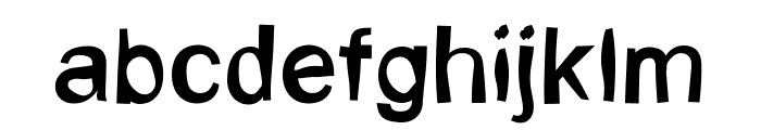 Kanza Regular Font LOWERCASE