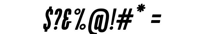 Kapra-CondensedItalic Font OTHER CHARS