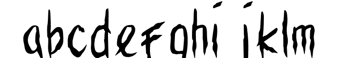 Karbetz Font LOWERCASE