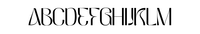 Kardigan Regular Font UPPERCASE