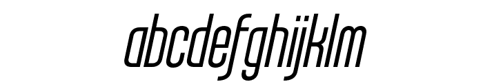 KarepeFX-LightItalic Font LOWERCASE