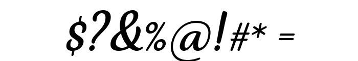 Karima Italic Font OTHER CHARS