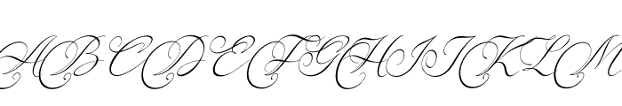 Karleysa Italic Font UPPERCASE
