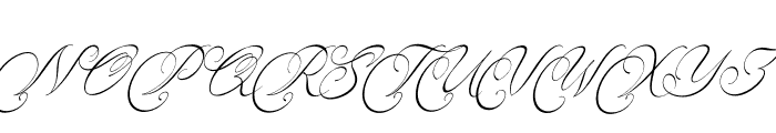 Karleysa Italic Font UPPERCASE