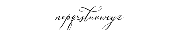 Karleysa Italic Font LOWERCASE