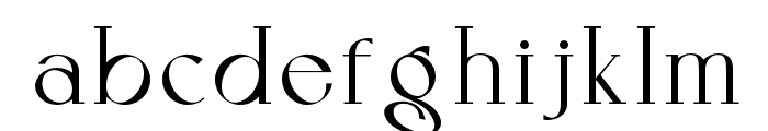 Karliga-Regular Font LOWERCASE