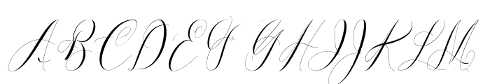 KarlynaScript Font UPPERCASE