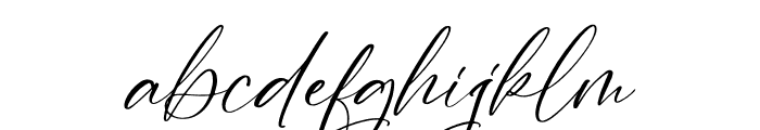 Karlynasha Italic Font LOWERCASE