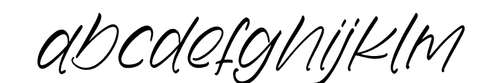 Kartenila Beauty Italic Font LOWERCASE