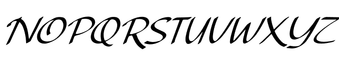 Kaseylum Italic Font UPPERCASE