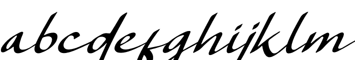 Kaseylum Italic Font LOWERCASE